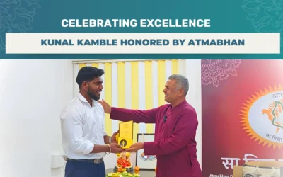 Celebrating Excellence: Kunal Kamble Honored by Atmabhan