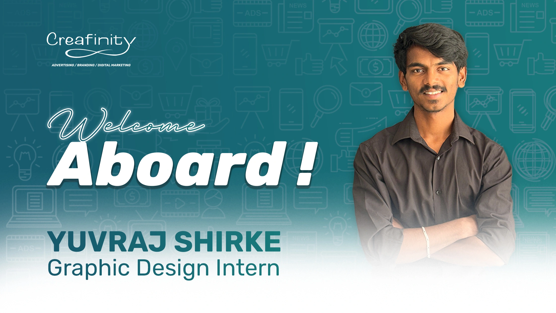 Welcome Onboard, Yuvraj Shirke Welcome Onboard, Yuvraj Shirke