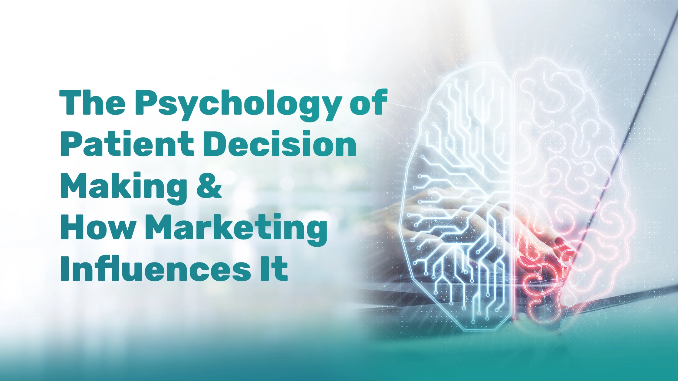 Illustration of how emotions and trust guide patient decisions Patient decision making psychology visual for healthcare marketing