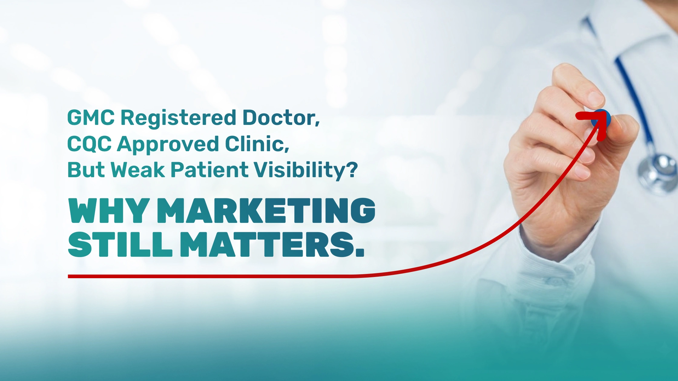 GMC Registered Doctor, CQC Approved Clinic — But Weak Patient Visibility? Why Marketing Still Matters for UK Medical Practices
