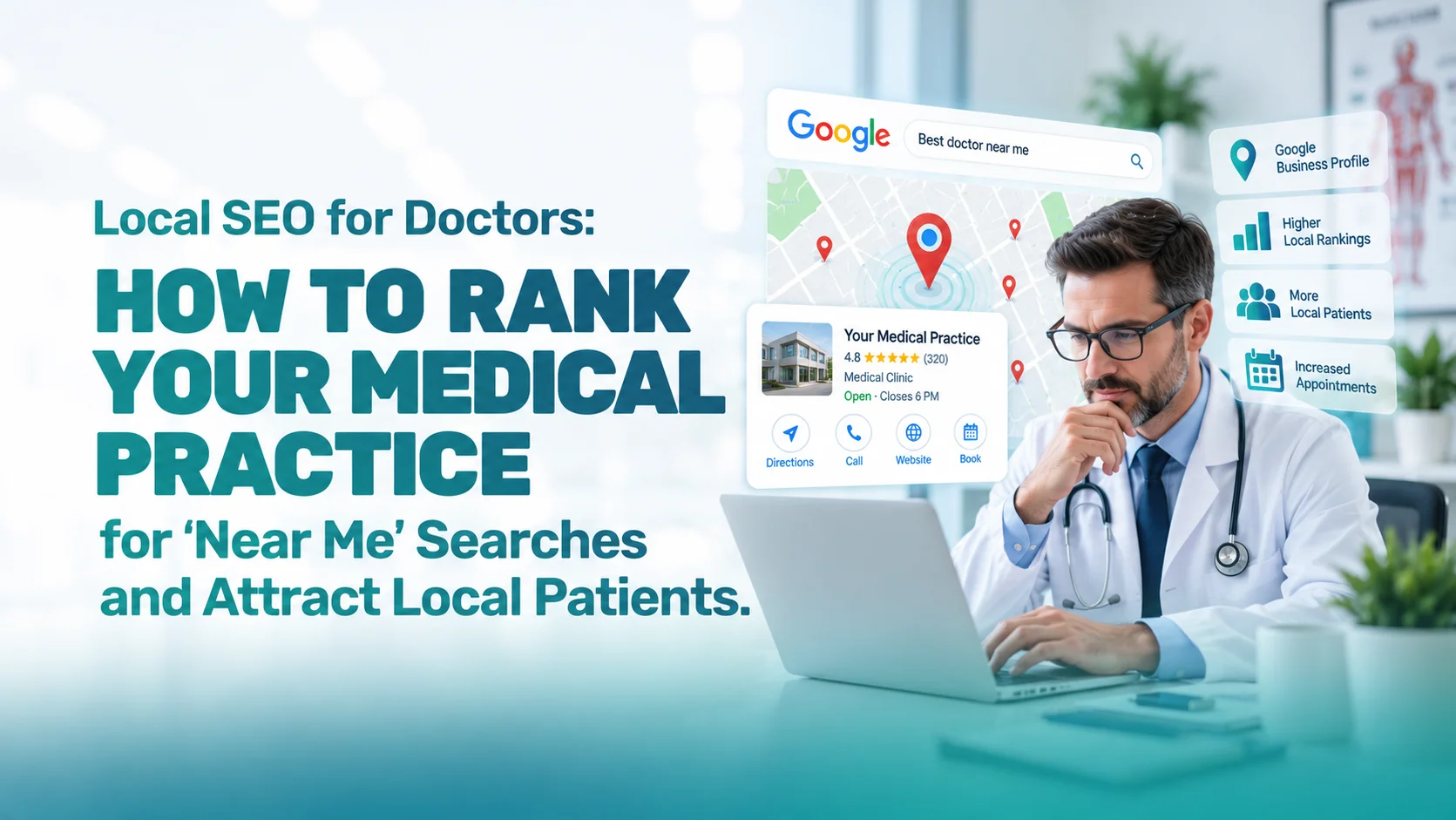 Local SEO for Doctors: How to Rank Your Medical Practice for ‘Near Me’ Searches and Attract Local Patients